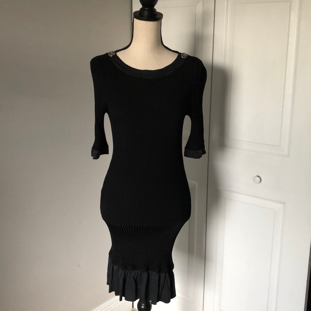 BEBÉ BLACK LADY FORMAL DRESS